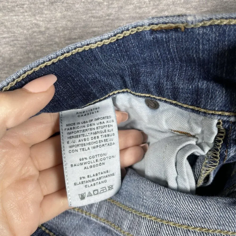 True Religion Ricky Relaxed Straight Jeans Mens 32 Blue Medium Wash Y2K Vintage